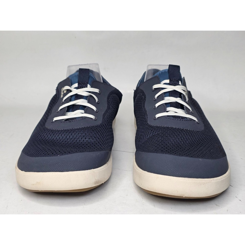 OluKai Moku Pae Men's Sneakers Size 13 EU 46 Navy Mesh Boat Shoes Slip-on Casual - Picture 6 of 10